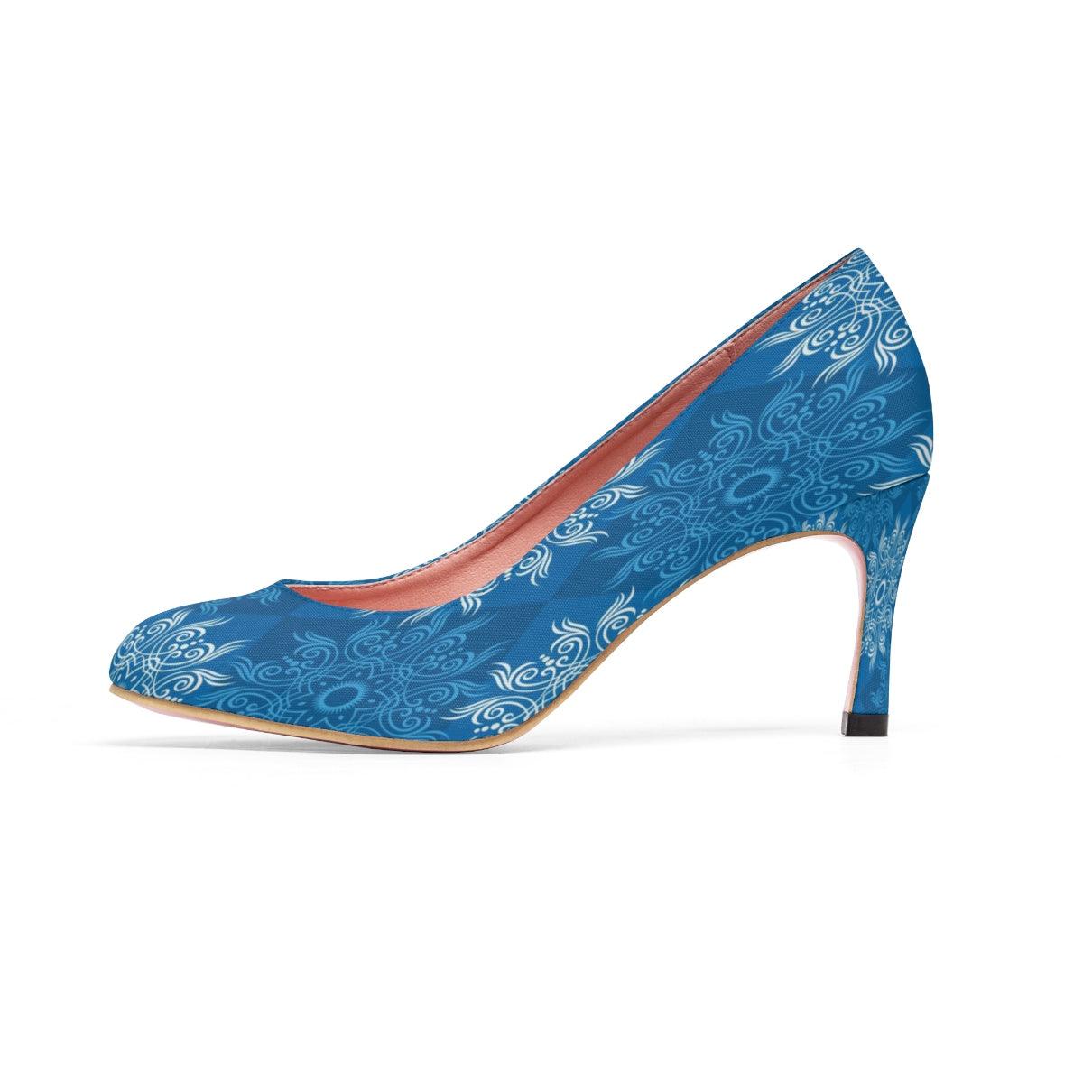 Blue Snow Women's High Heels - Buyashoes