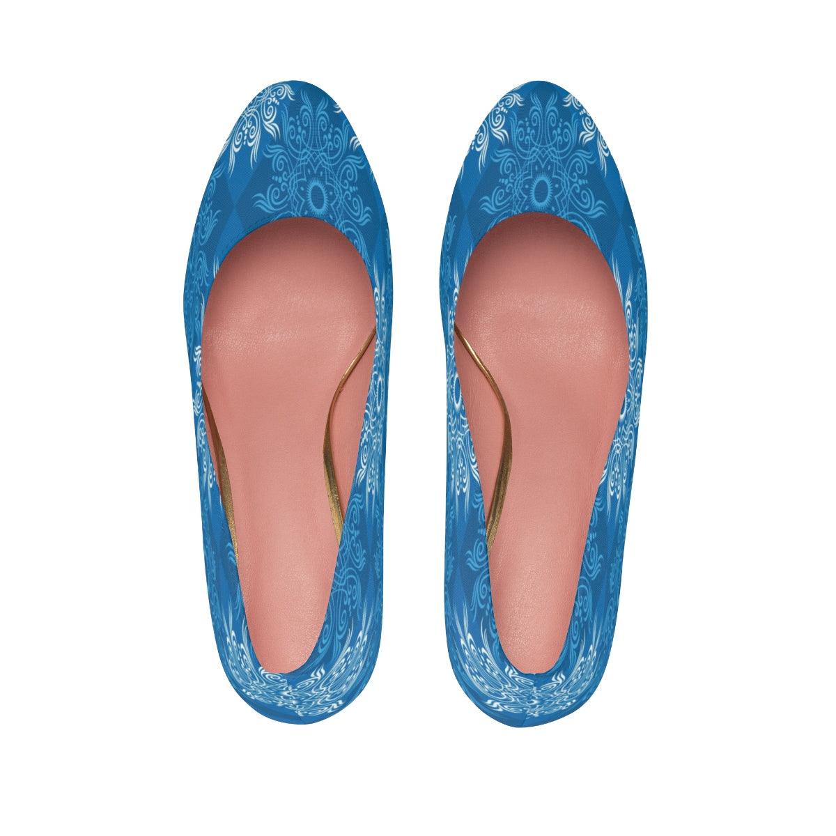 Blue Snow Women's High Heels - Buyashoes