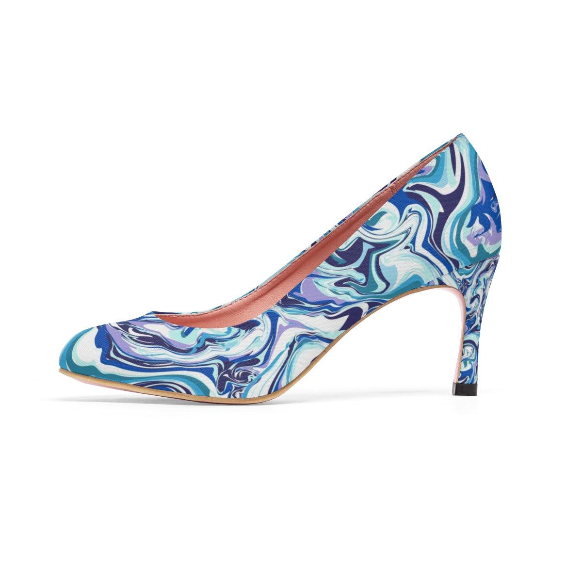 Blue Marble Women's High Heels - Buyashoes