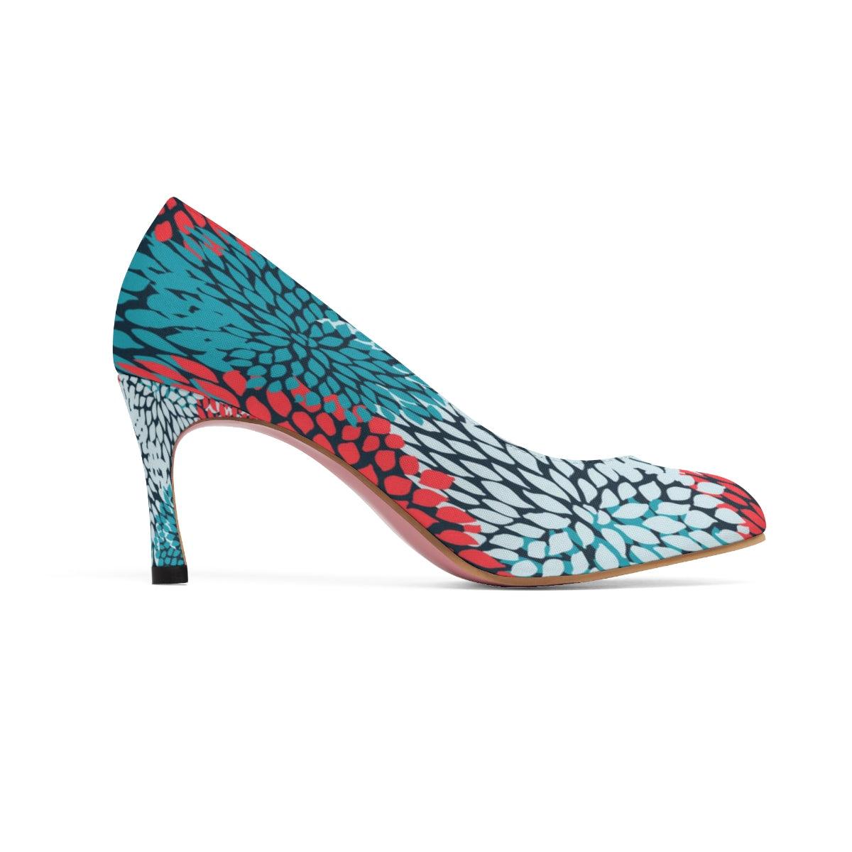 Colorful Feathers Women's High Heels - Buyashoes