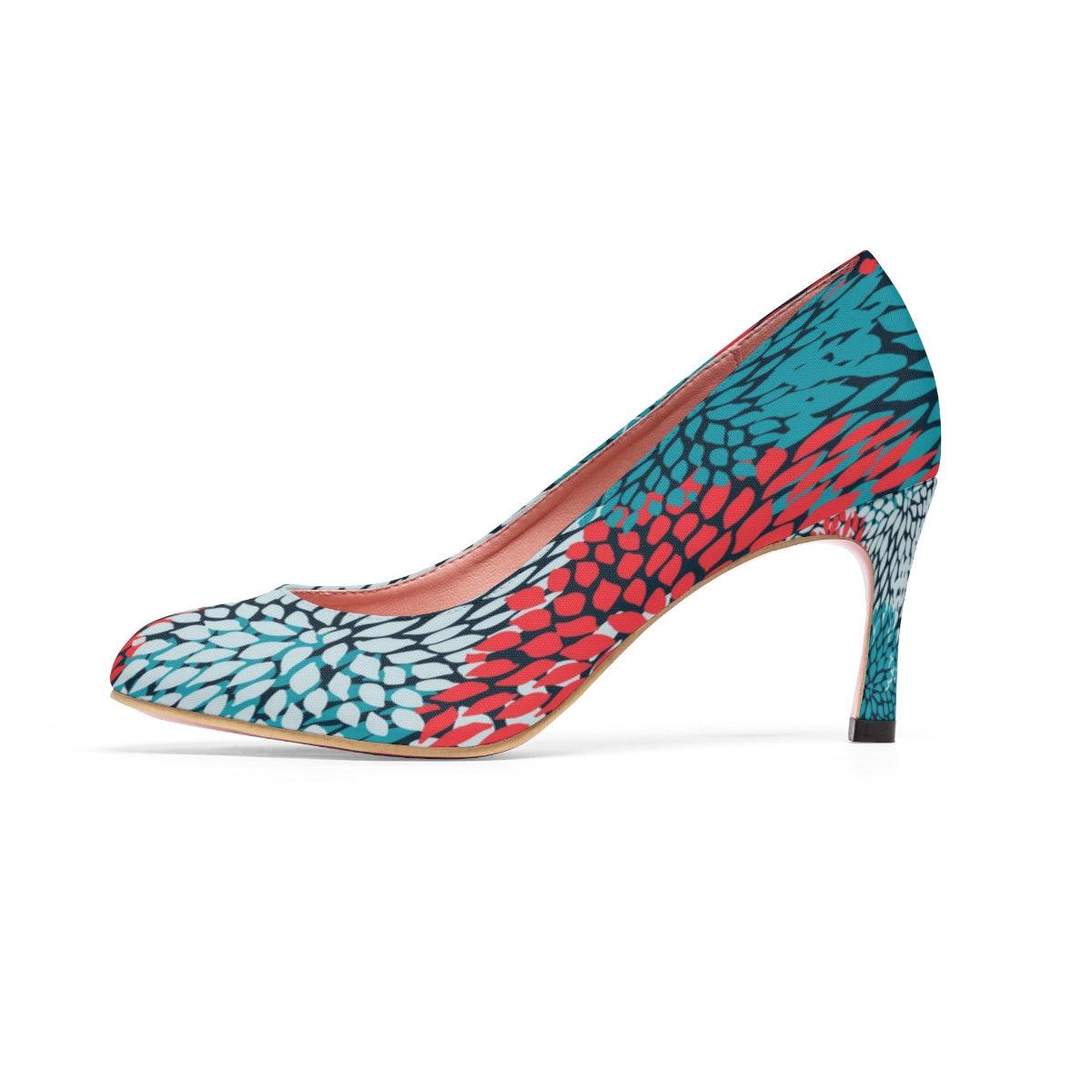 Colorful Feathers Women's High Heels - Buyashoes